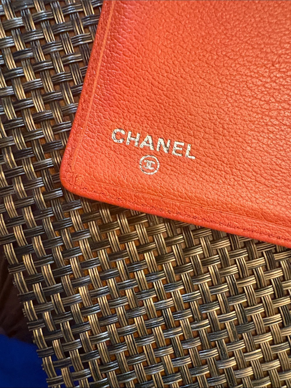CHANEL Coral Embossed Soft Leather Long Wallet with Camellia Detail - Picture 3 of 9